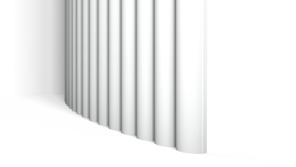 [Canele Xl Flex - Sample] CANELE XL FLEX · ARSTYL® · Panel mural PU 295×2000 mm · Muestra