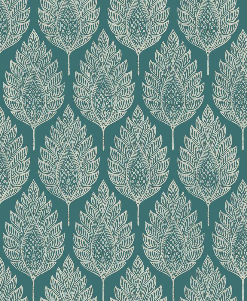 [142309-Sample] Flame Leaf Teal (142309) – Muestra